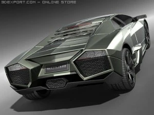 Reventon midpoly 3D Model