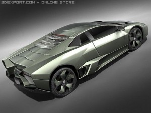 Reventon midpoly 3D Model