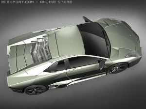 Reventon midpoly 3D Model