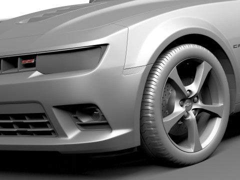 Chevrolet Camaro SS 2014 3D Model
