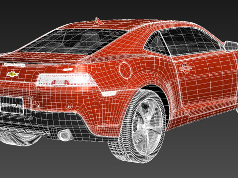 Chevrolet Camaro SS 2014 3D Model
