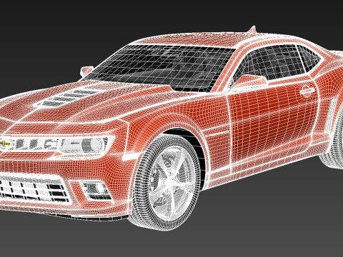 Chevrolet Camaro SS 2014 3D Model