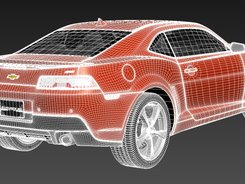 Chevrolet Camaro SS 2014 3D Model