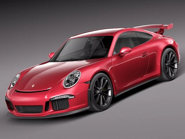 Porsche 911 GT3 2014 3D Model .c4d .max .obj .3ds .fbx .stl .blend 