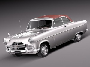 Zephyr Convertible 1958 3D 模型