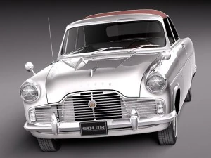 Zephyr Convertible 1958 3D Model