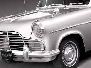 Zephyr Convertible 1958 3D Model