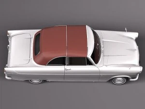 Zephyr Convertible 1958 3D Model
