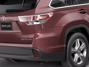 Toyota Highlander 2014 3D Model