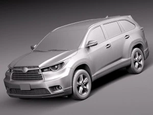 Toyota Highlander 2014 3D Model