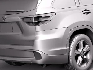 Toyota Highlander 2014 3D Model