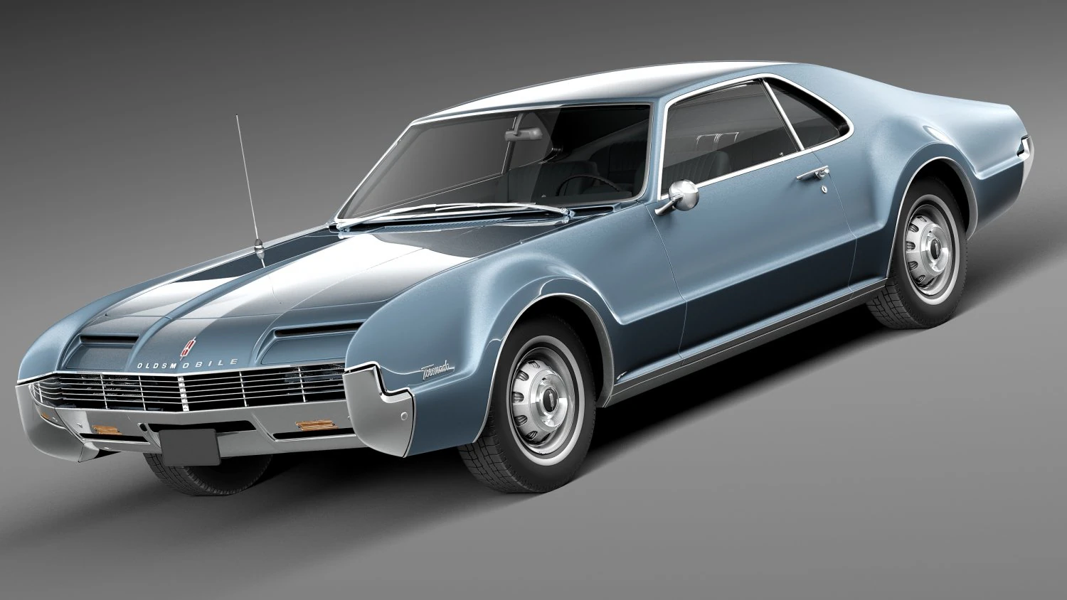 Oldsmobile Tornado 1966 3D Model .c4d .max .obj .3ds .fbx .stl .blend 