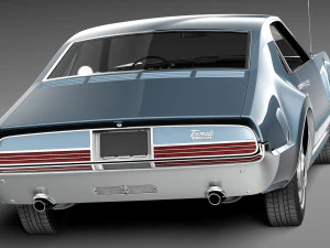 Oldsmobile Tornado 1966 3D Model