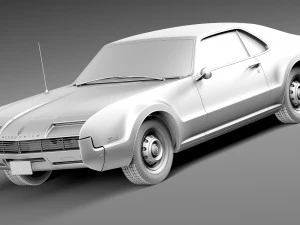 Oldsmobile Tornado 1966 3D Model