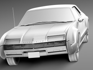 Oldsmobile Tornado 1966 Model 3D