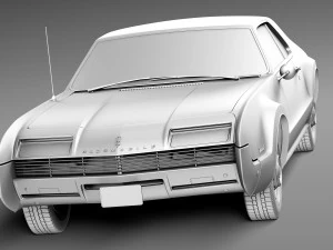 Oldsmobile Tornado 1966 3D Model