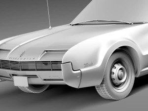 Oldsmobile Tornado 1966 3D Model