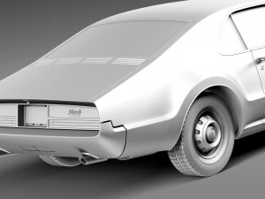 Oldsmobile Tornado 1966 3D Model