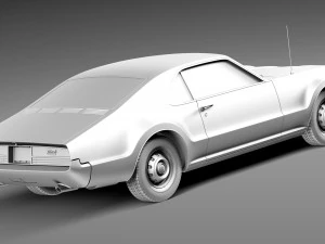 Oldsmobile Tornado 1966 3D Model