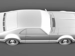 Oldsmobile Tornado 1966 3D Model