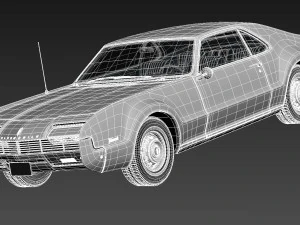 Oldsmobile Tornado 1966 3D Model