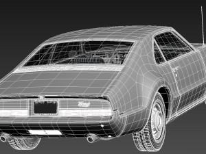 Oldsmobile Tornado 1966 Model 3D