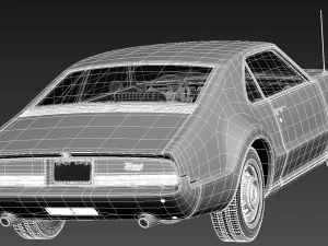 Oldsmobile Tornado 1966 3D Model