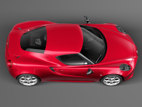 Alfa Romeo 4C 2014 3D Modell