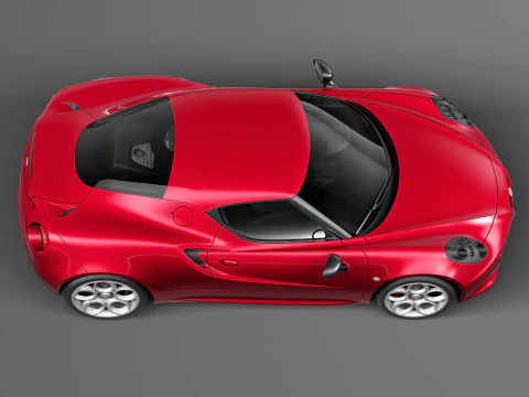 Alfa Romeo 4C 2014 3D Model