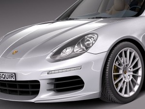 Porsche Panamera S 2014 Modelo 3D