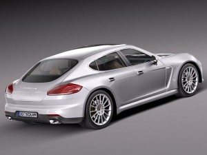 Porsche Panamera S 2014 Modelo 3D