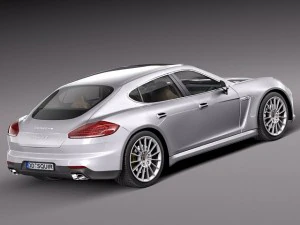 Porsche Panamera S 2014 3D Model