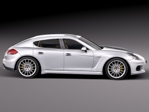 Porsche Panamera S 2014 Modelo 3D