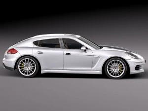 Porsche Panamera S 2014 3D Model