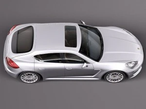 Porsche Panamera S 2014 3D Model