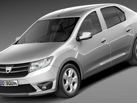 Dacia Logan 2013 Model 3D