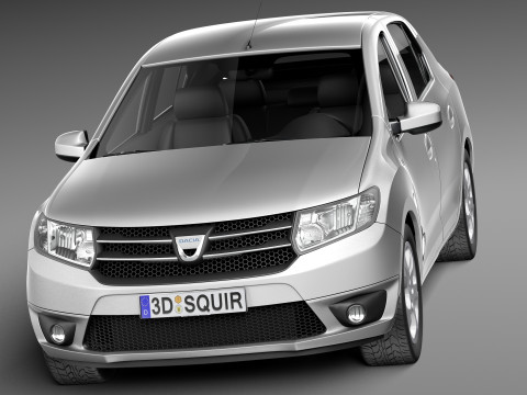 Dacia Logan 2013 Modelo 3D
