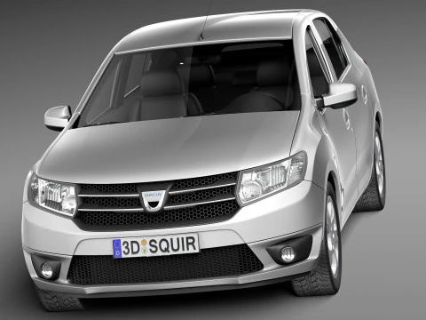 Dacia Logan 2013 3D Model