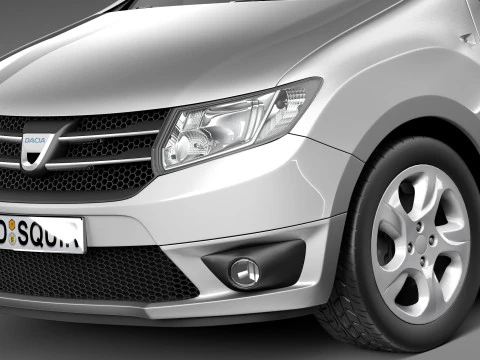 Dacia Logan 2013 3D Model