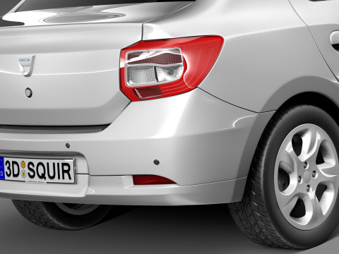Dacia Logan 2013 Modelo 3D