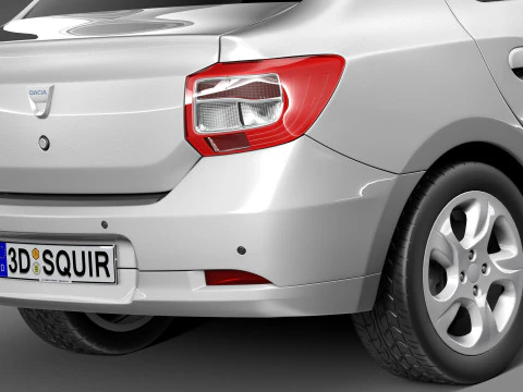 Dacia Logan 2013 3D Model