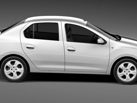 Dacia Logan 2013 3D Model