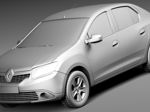 Renault Symbol 2013 3D Model