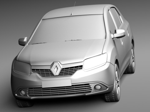 Renault Symbol 2013 3D Model