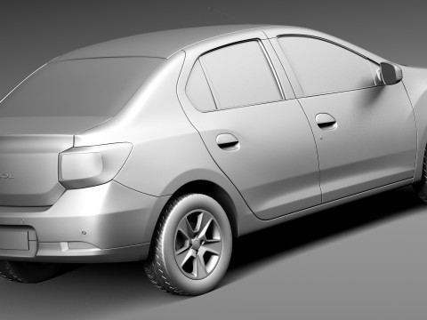 Renault Symbol 2013 3D Model