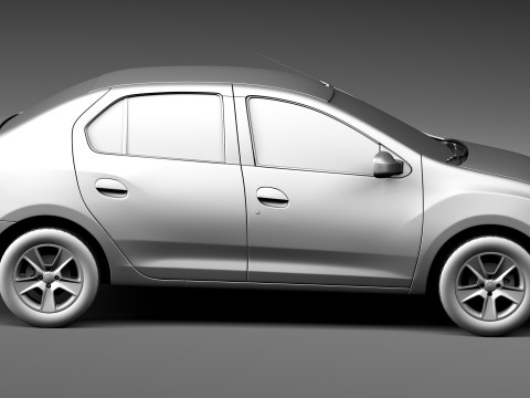 Renault Symbol 2013 3D Model