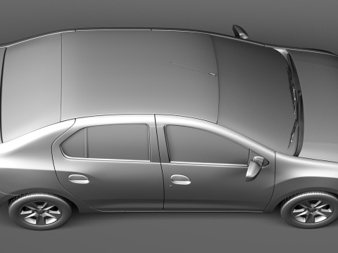 Renault Symbol 2013 3D Model