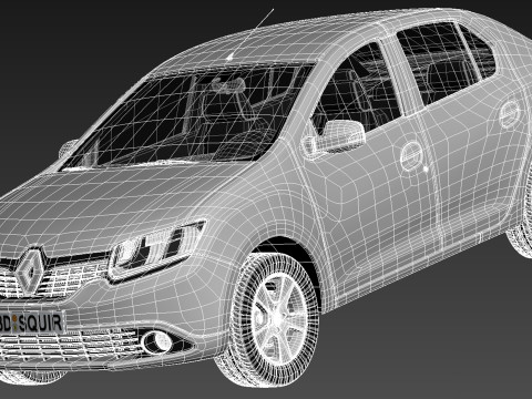 Renault Symbol 2013 3D Model