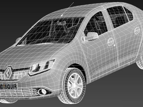 Renault Symbol 2013 3D Model