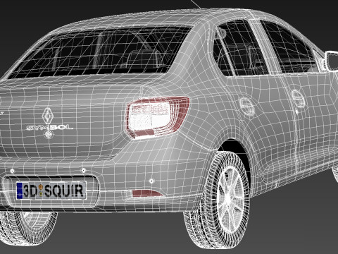 Renault Symbol 2013 3D Model